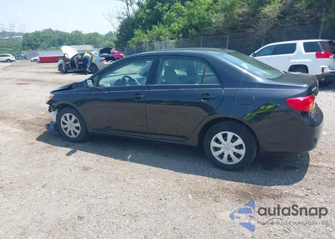 2009 Toyota Corolla Le из США, поврежденный, VIN JTDBL40E499083475